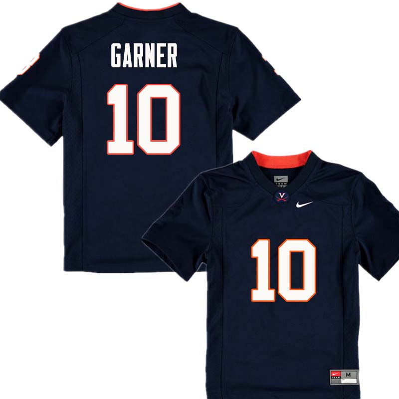 Men #10 Kirk Garner Virginia Cavaliers College Football Jerseys Sale-Navy - Click Image to Close